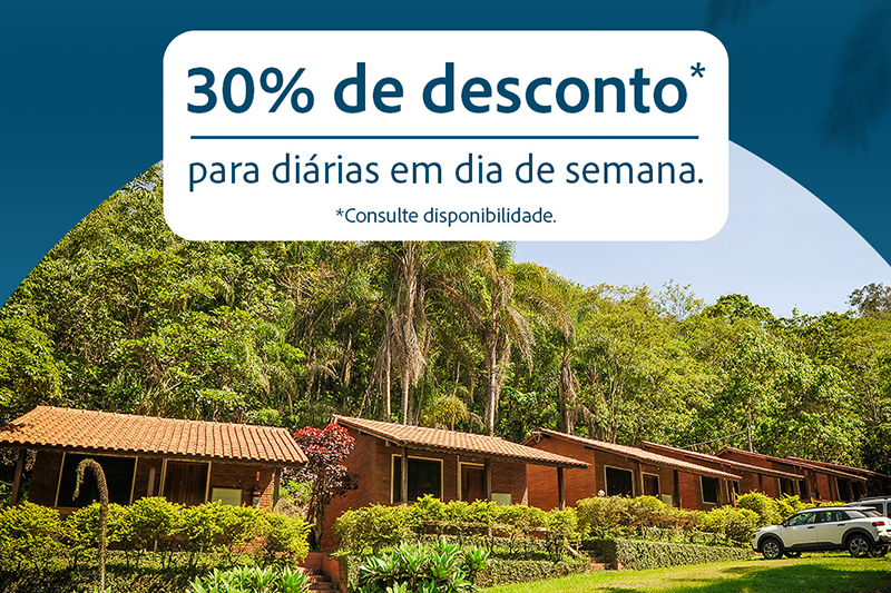 30% de Desconto dia de semana